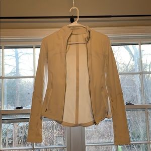 Size 2 LuLu Lemon White Jacket. Worn once